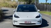 White 2021 Tesla Model 3 electric sedan For Sale