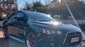 black 2011 Mitsubishi Lancer Ralliart automatic sedan For Sale