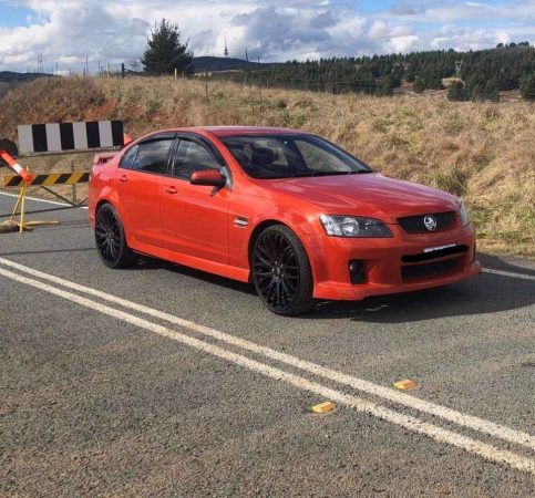 Orange 2009 Holden VE SV6 automatic sedan For Sale