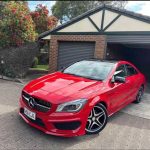 Red 2016 Mercedes-Benz CLA 200d 4-cylinder automatic For Sale