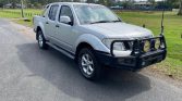 Silver 2012 Nissan Navara manual twin cab ute For Sale