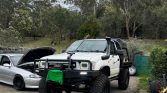 White 1997 Toyota Hilux manual For Sale