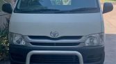 White 2009 Toyota Hiace manual van For Sale