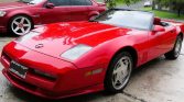 4th gen red 1988 Chevrolet Corvette automatic convertible For Sale